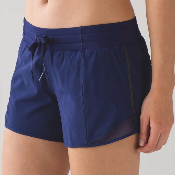 lululemon athletica Pants - LULULEMON Hotty Hot Short 4" - Hero Blue - W7ACQT - Sz 8